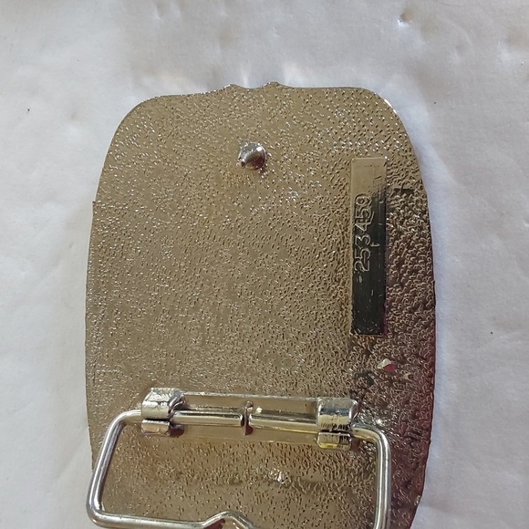 American Eagle Belt Buckle Silver and Gold numbered Vintage 200 Anniversary - Picture 2 of 4